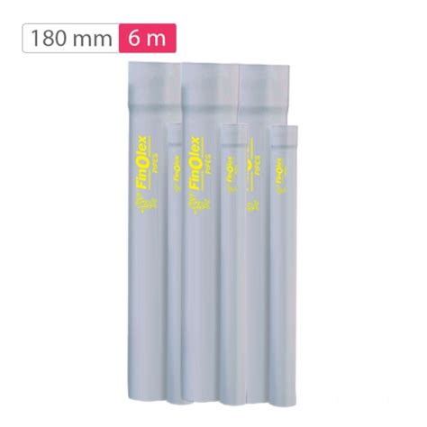 Finolex Selfit 180mm 6meter 10kg/cm2 PVC U Agriculture Pipe | mykit ...