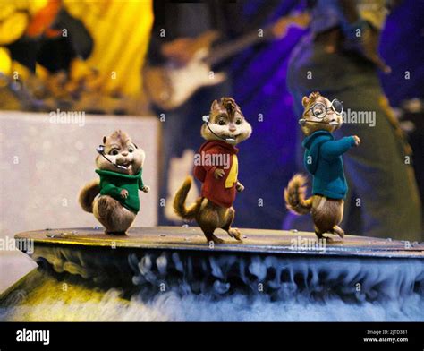 THEODORE,ALVIN,SIMON, ALVIN AND THE CHIPMUNKS, 2007 Stock Photo - Alamy