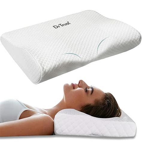 Dr Trust USA Cervical Sleeping Pillow for Spondylitis, Back & Neck Pain ...