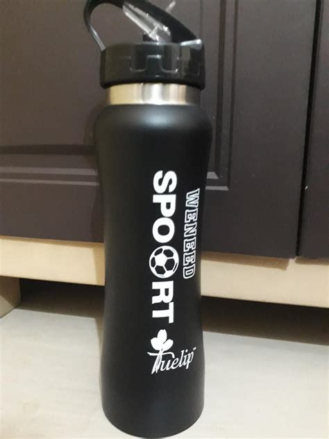 Tuelip Sports Stainless Steel Sipper Water Bottle 700 ML (Black ...
