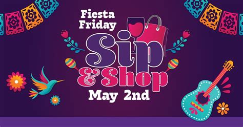 Sip And Shop: Fiesta Friday, Atascadero City Hall, 2 May 2025 | AllEvents