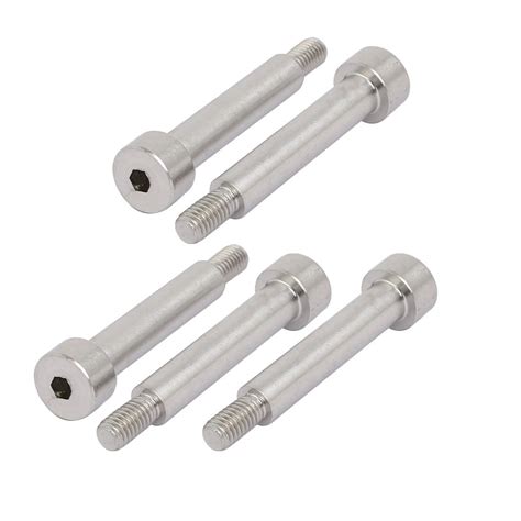 sourcingmap 304 Stainless Steel Hex Socket Shoulder Bolt 8mm Shoulder ...