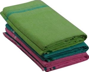 SonChiraiya Self Design Green, Blue, Purple Lungi Price in India - Buy ...