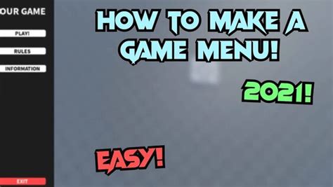 Image result for How to Script a Menu Roblox