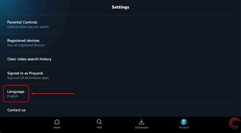 Changing Language On Amazon Prime 的图像结果