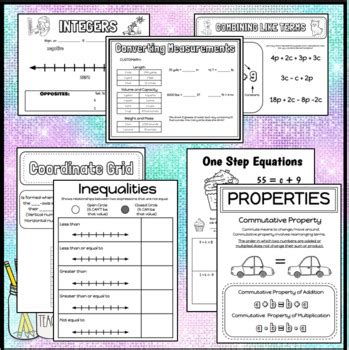 Image result for 6th Grade Math Notes