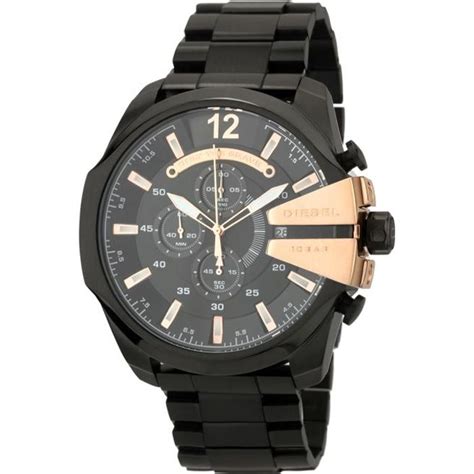 Diesel Quartz Chief Chronograph Black Dial DZ4309 Men