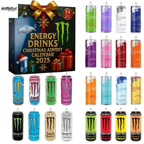 Energy Drink Can Advent Calendar 2025 - Shirtbutcool
