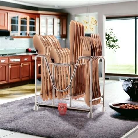 Buy Montavo by FnS Palma 24 Pcs Rose Gold Cutlery Set with Stand