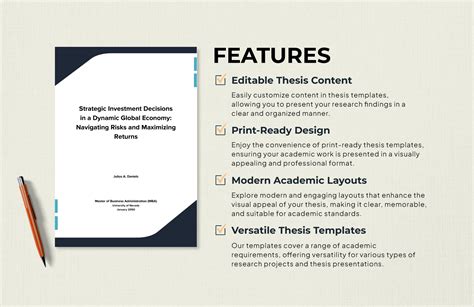 Investment Thesis Template in Google Docs, Word, PDF - Download ...