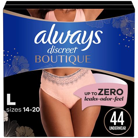 Always Discreet Boutique Incontinence and Postpartum Underwear for ...