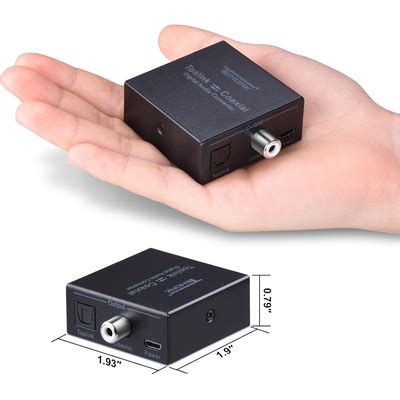 Tendak Optical SPDIF Toslink to Coaxial and Coaxial India | Ubuy