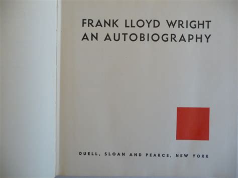 Frank Lloyd Wright: An Autobiography by Wright, Frank Lloyd: Very Good ...