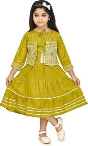PRIYANKA'S COLLECTION Indi Girls Below Knee Casual Dress Price in India ...