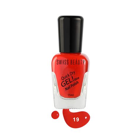 Buy Swiss Beauty SB-103 Quick Dry Gel Shine Nail Polish Shade - 19 ...