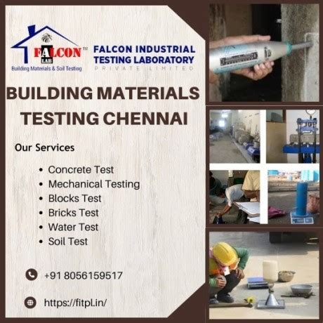 Building Materials Testing Chennai | Falcon Industrial Testing...