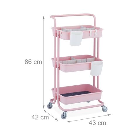 Storage Trolley with 3 Shelves BUY HERE NOW