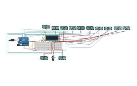 Image result for Smart Parking System Using Tinkercad