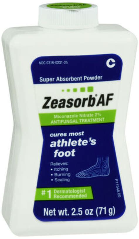 Zeasorb AF Athletes Foot Powder 2.5 Ounce - drugsupplystore.com