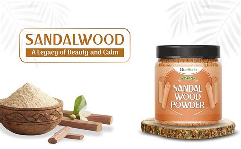 Buy OurHerb Organic Sandalwood Powder Face Pack for Glowing Skin & Tan ...