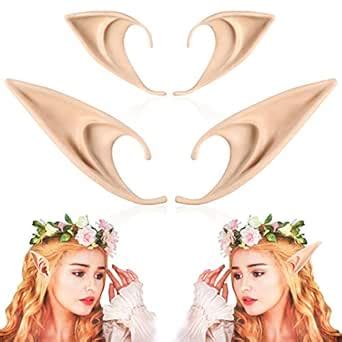 Buy FRESHME 2 Pairs Elf Ears - Medium and Long Style Cosplay Fairy ...