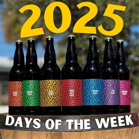 A Week of Flavor: Cycle Brewing Unveils the 2025 Days of the Week ...