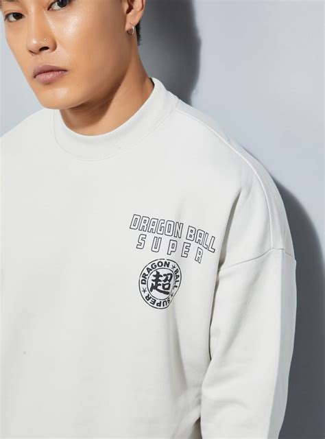 Buy URB_N Men Dragon Ball Z Print Oversized Sweatshirt Online at just ...