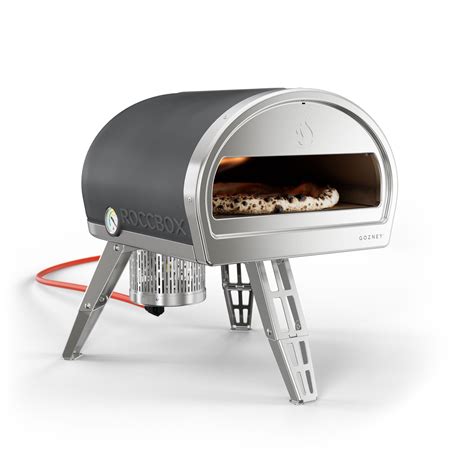 Gozney Roccbox Outdoor Pizza Oven, Grey, Portable, Gas & Wood Fired ...