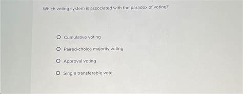 Paradox of Voting 的图像结果