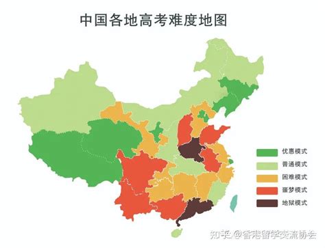 中国各地高考难度地图大赏：上大学最难的省份是哪里？_澎湃号·媒体_澎湃新闻-The Paper
