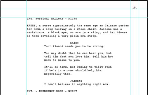 Image result for Script Front Page Example