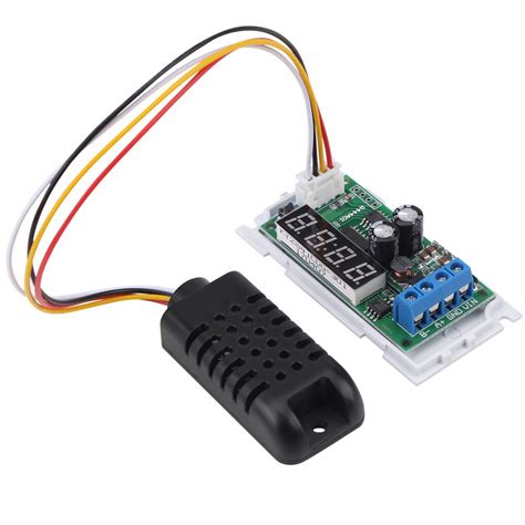 Humidity Temperature Sensor, LED Digit Display Temperature Humidity ...