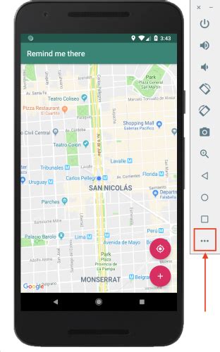 Android Geofence Tutorial 的图像结果