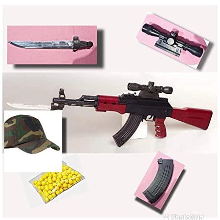 Zillion Billion Ak 47 Gun Toy With Bb Bullets Cap | Desertcart INDIA