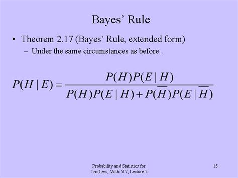 Image result for Bayes Rule Conditional Probability