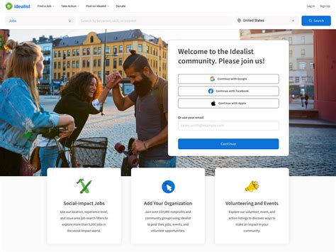 Idealist - Job Board Review - Startup Jobs