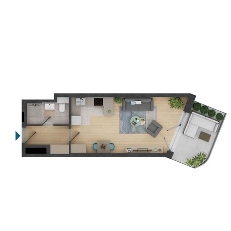 2-D707 lakás - Duna Terasz Vista