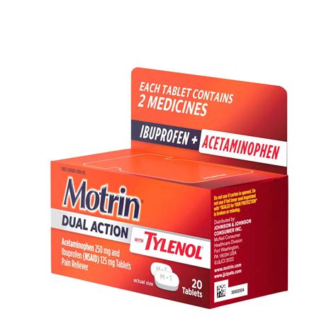 Motrin Dual Action With Tylenol Tablets - Shop Pain relievers at H-E-B
