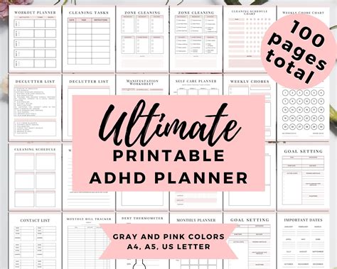ADHD Calendar 的图像结果