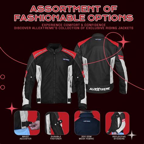 Allextreme TURBO Riding Jacket Mesh Cafe Racer Jackets Motorcycle ...