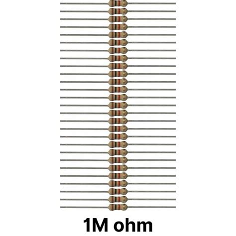 50 piece of 1M ohm Resistor