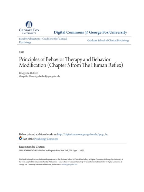 Basic Principles Behavior Modification 的图像结果