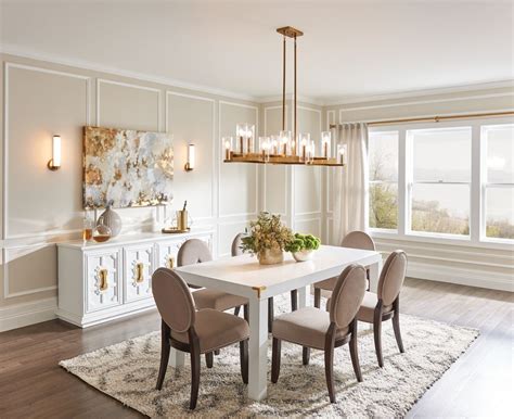 gold chandelier dining room