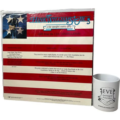 Vintage American US Laservision Videodisc Hank Williams Jr Movie NTSC ...