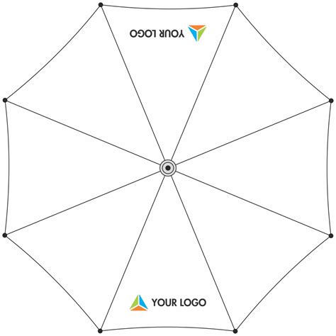 Corporate Umbrella | 7 Season 25 Inch Umbrella | PrintStop