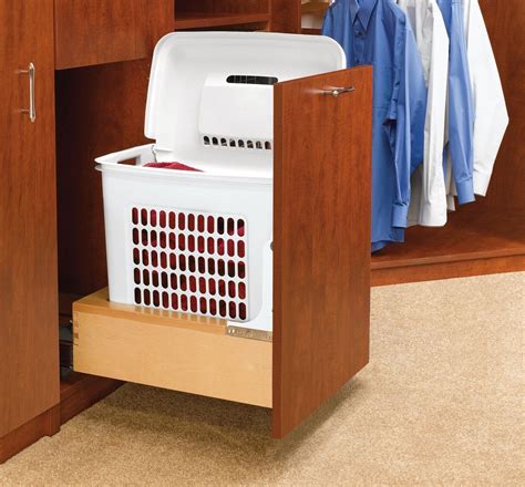 Rev-a-Shelf Bottom Mount Pull-Out Hamper with Rev-A-Motion Slides ...
