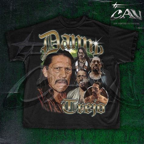 Danny Trejo Style T-Shirt | Mexican-American Actor - Walmart.com