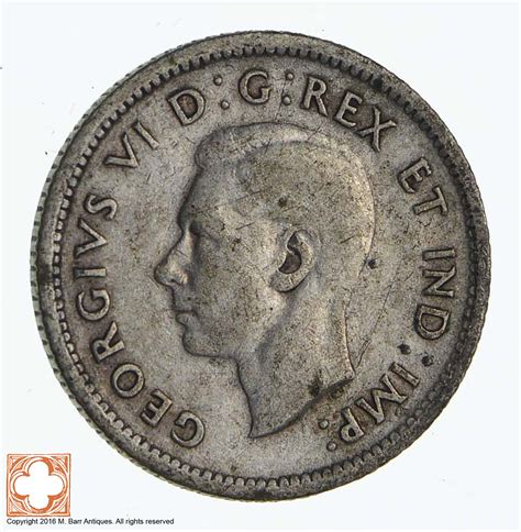 SILVER - 1942 Canada 10 Cents - World Silver Coin | Property Room