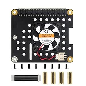 Geekworm X630-A2 Auido Hat & Cooling Fan Expansion Board for X630 Hdmi ...