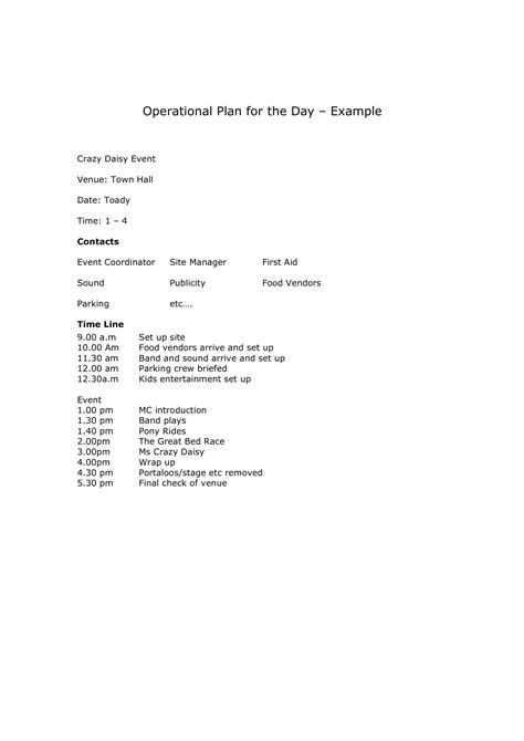 Event Operational Plan Example 的图像结果